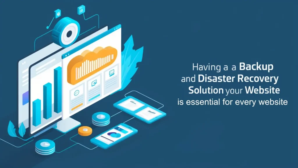 Fast Track to Better Hosting. Illustration of theme: Having a backup and disaster recovery solution is essential for every website.