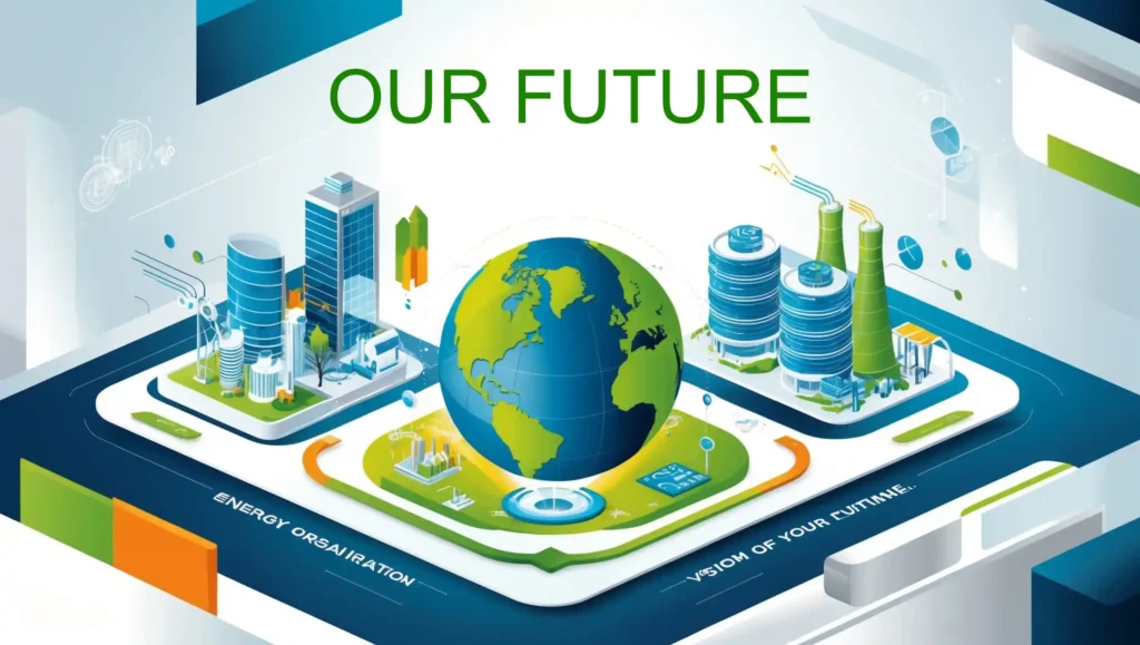 Illustration of greener future