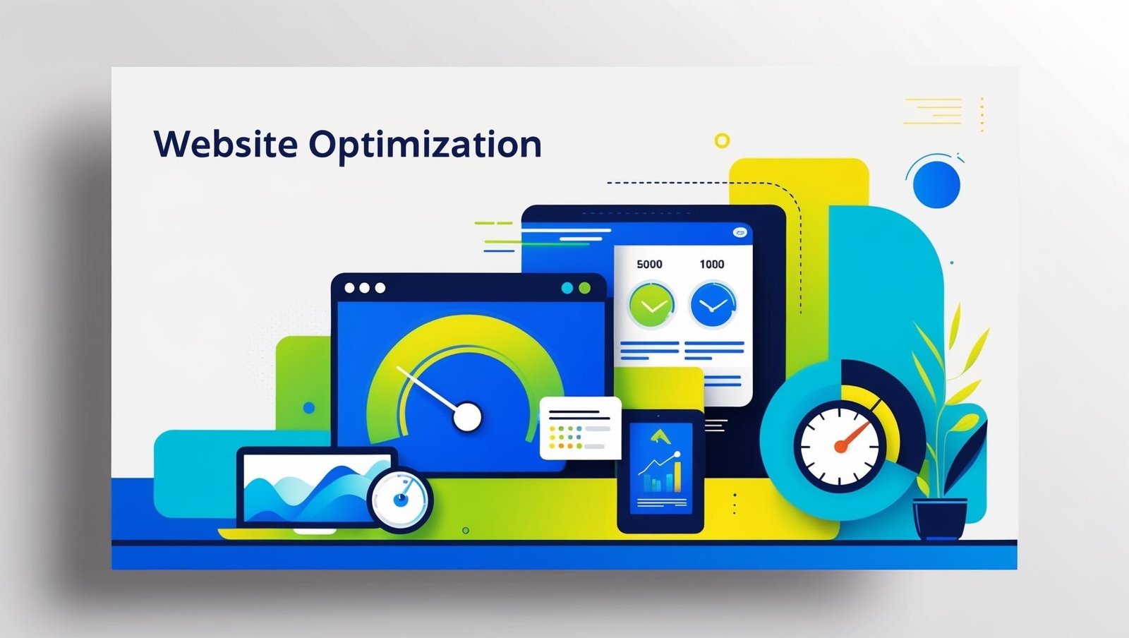 Guide to website optimisation illustration